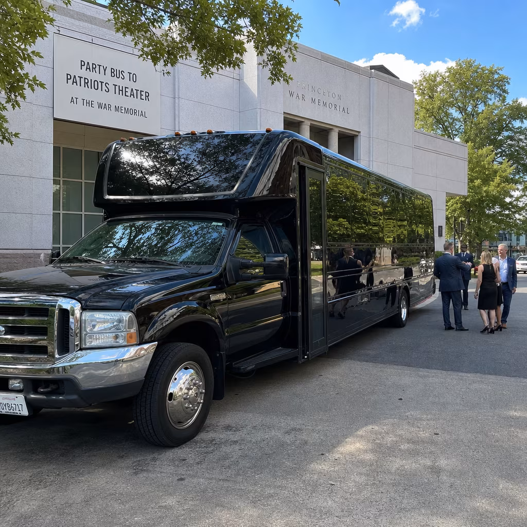 Party Bus to Patriots Theater at the War Memorial