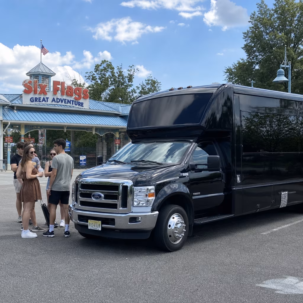 Rent a Bus to Six Flags Great Adventure