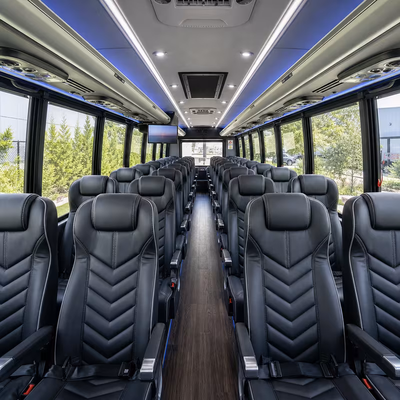 15-35 Passenger Minibus Interior