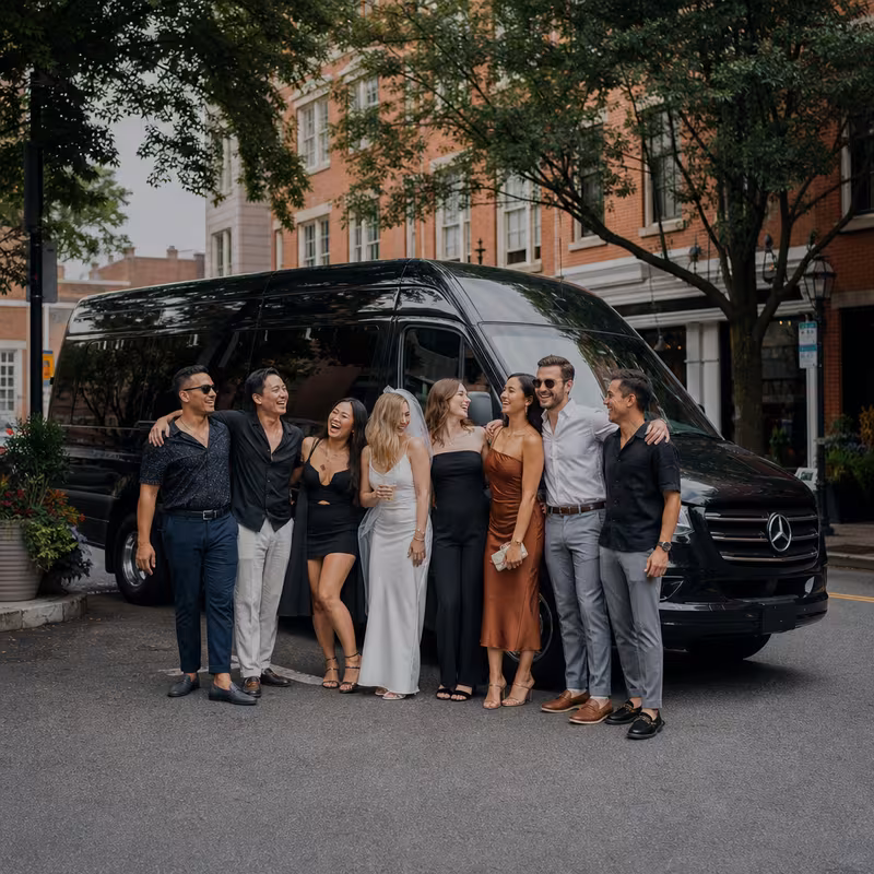 Princeton Bachelor & Bachelorette Transportation fleet vehicle