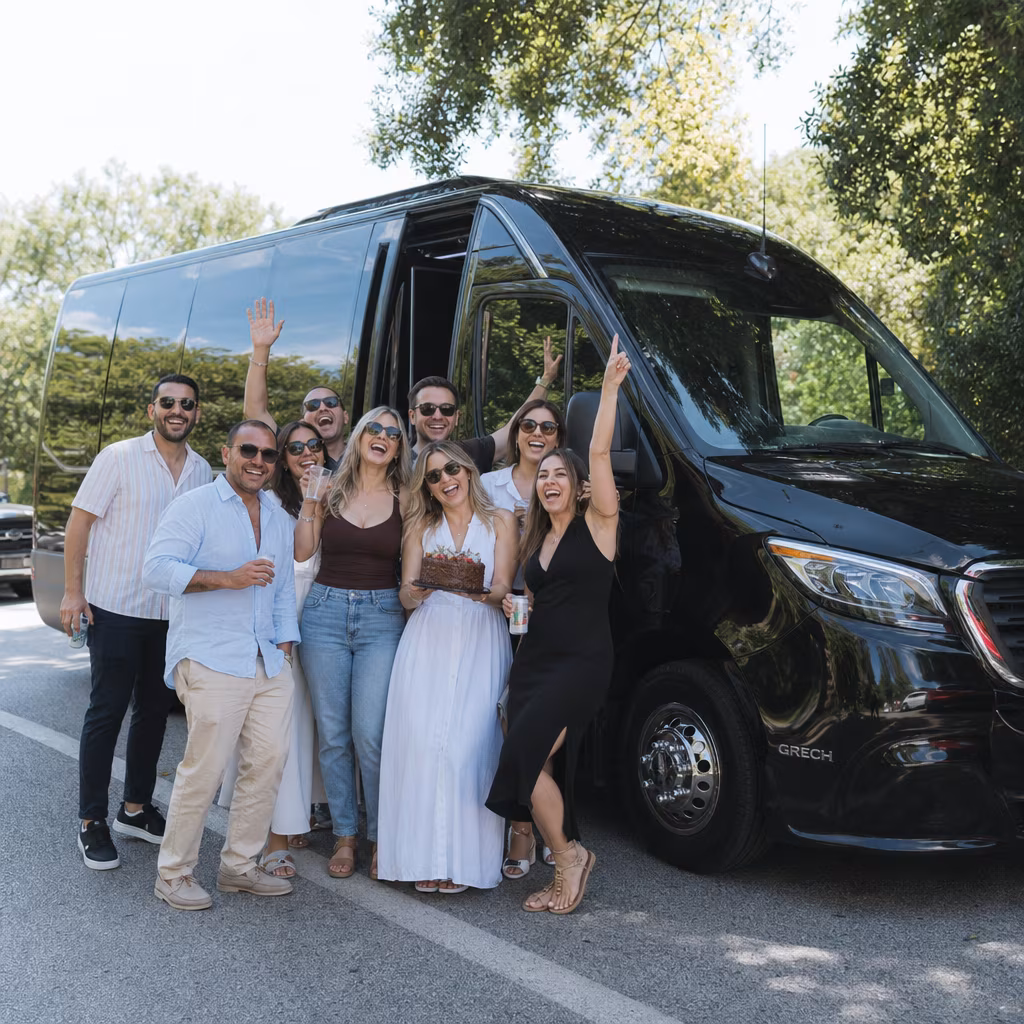 Birthday party bus