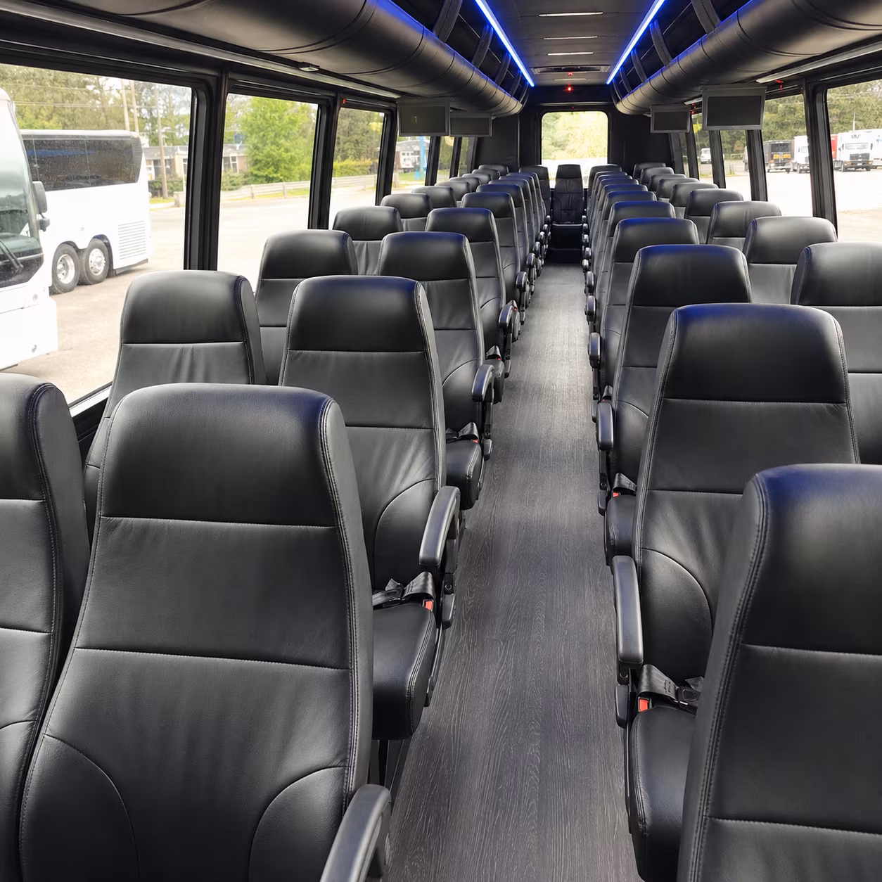 Princeton Airport Shuttle & Transportation party bus exterior