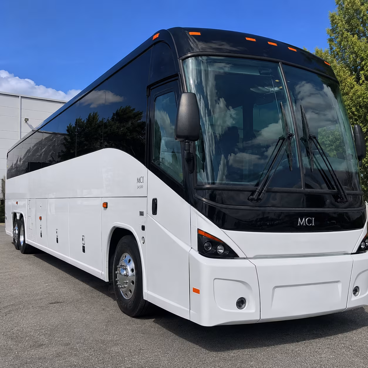 Princeton Airport Shuttle & Transportation party bus exterior