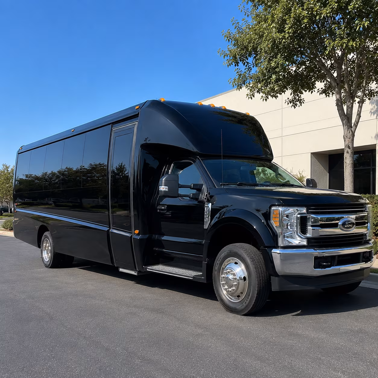 Princeton Airport Shuttle & Transportation party bus exterior