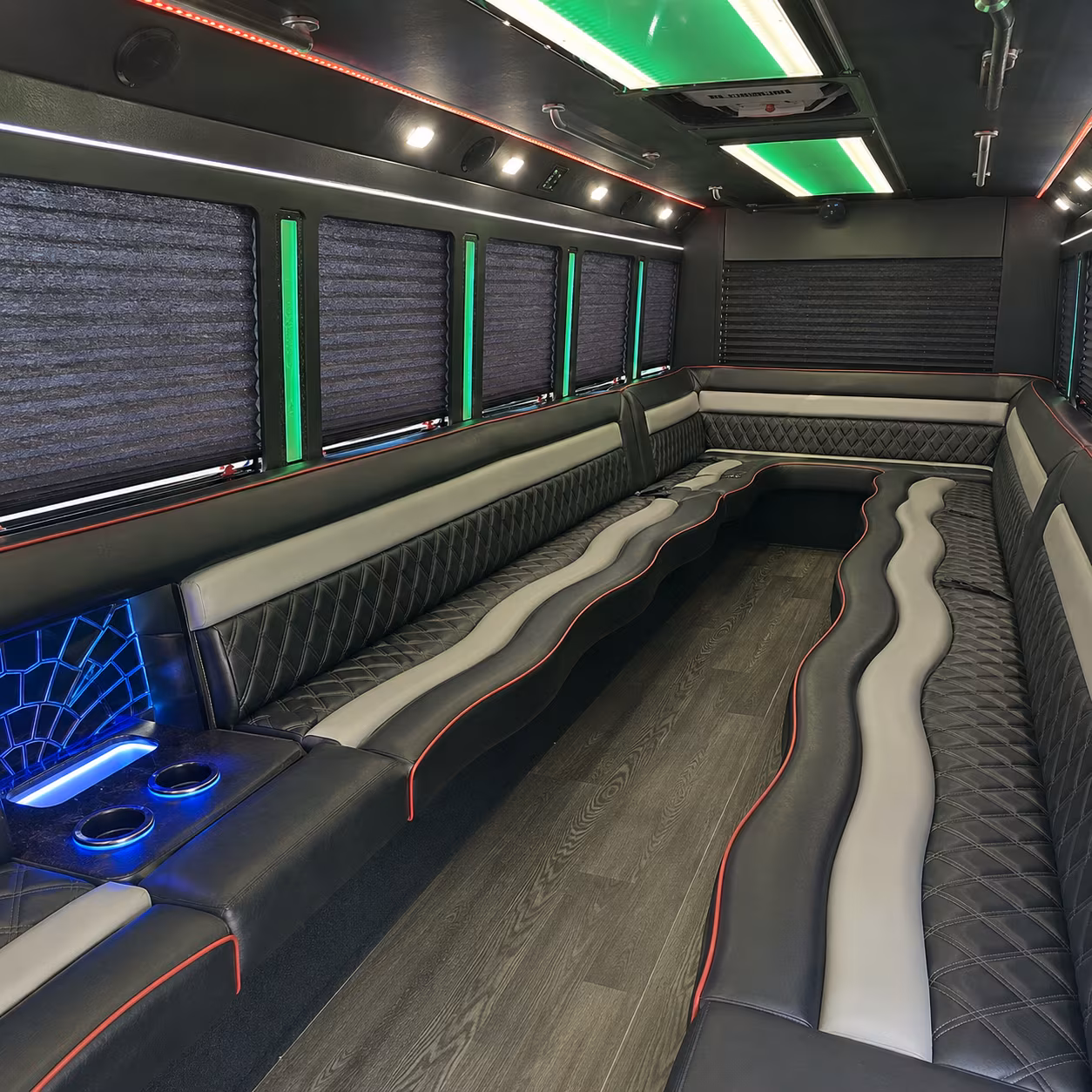 Princeton Bachelor & Bachelorette Transportation party bus exterior