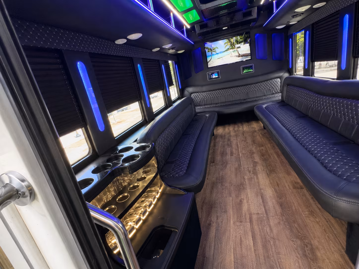 Princeton Bachelor & Bachelorette Transportation onboard seating
