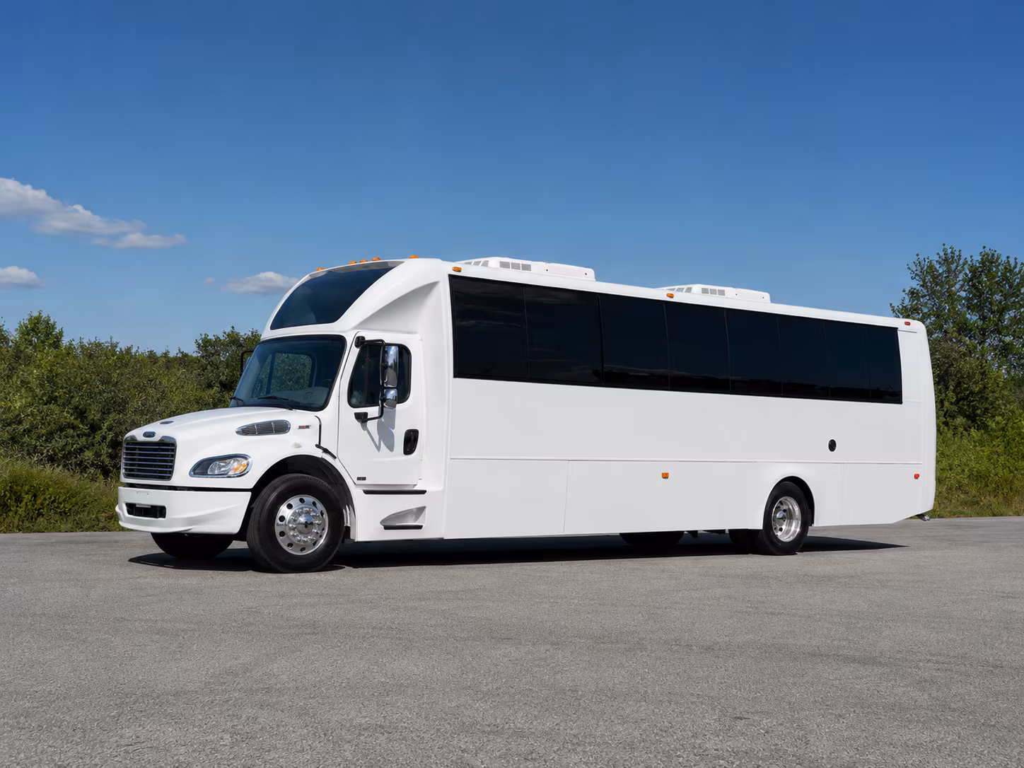 Princeton Birthday, Sweet 16, & Quinceañera Transportation party bus exterior