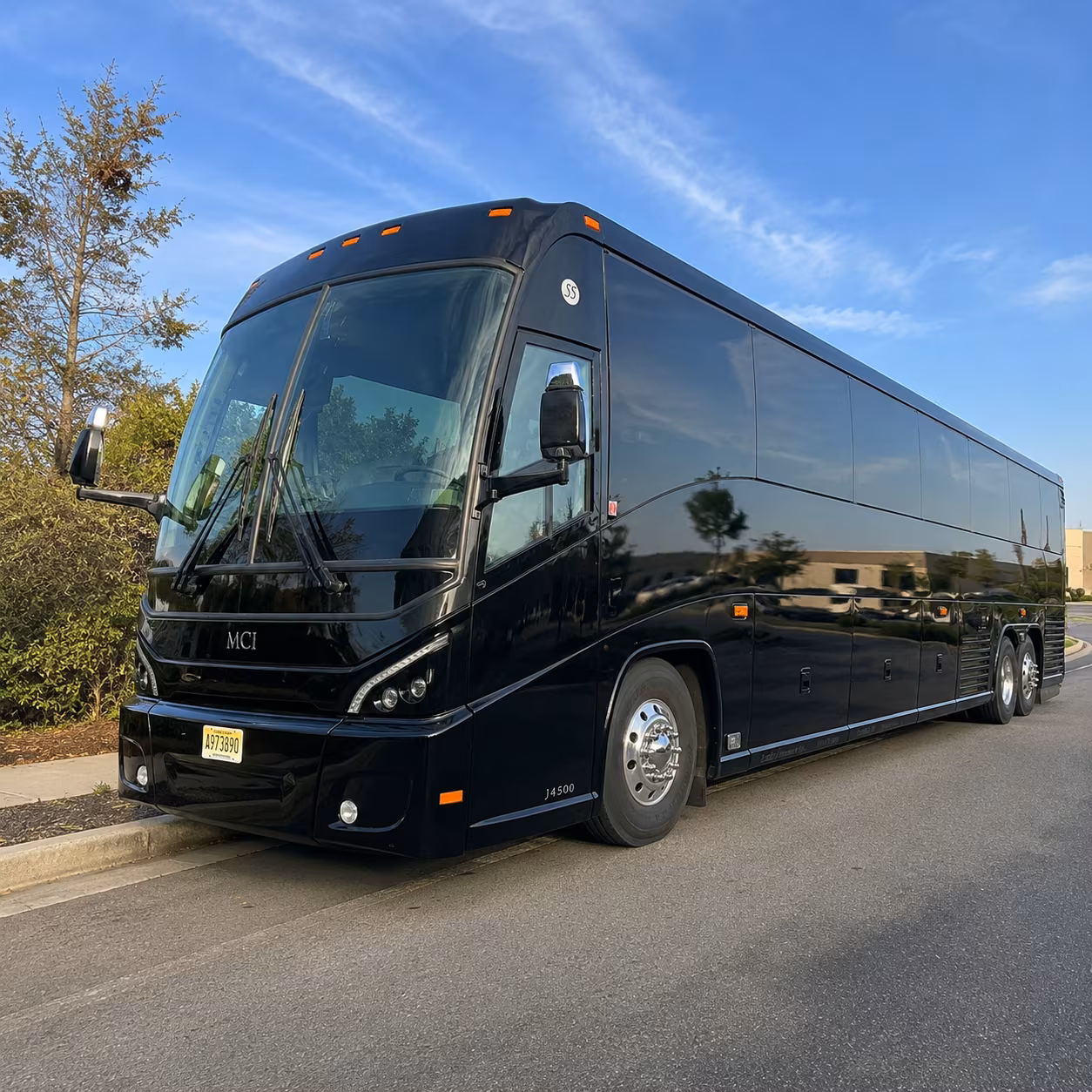 Princeton Corporate Transportation party bus exterior