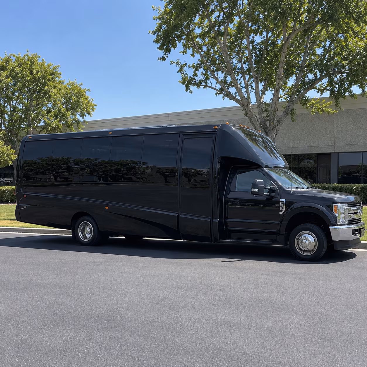 Princeton Private Event Transportation party bus exterior
