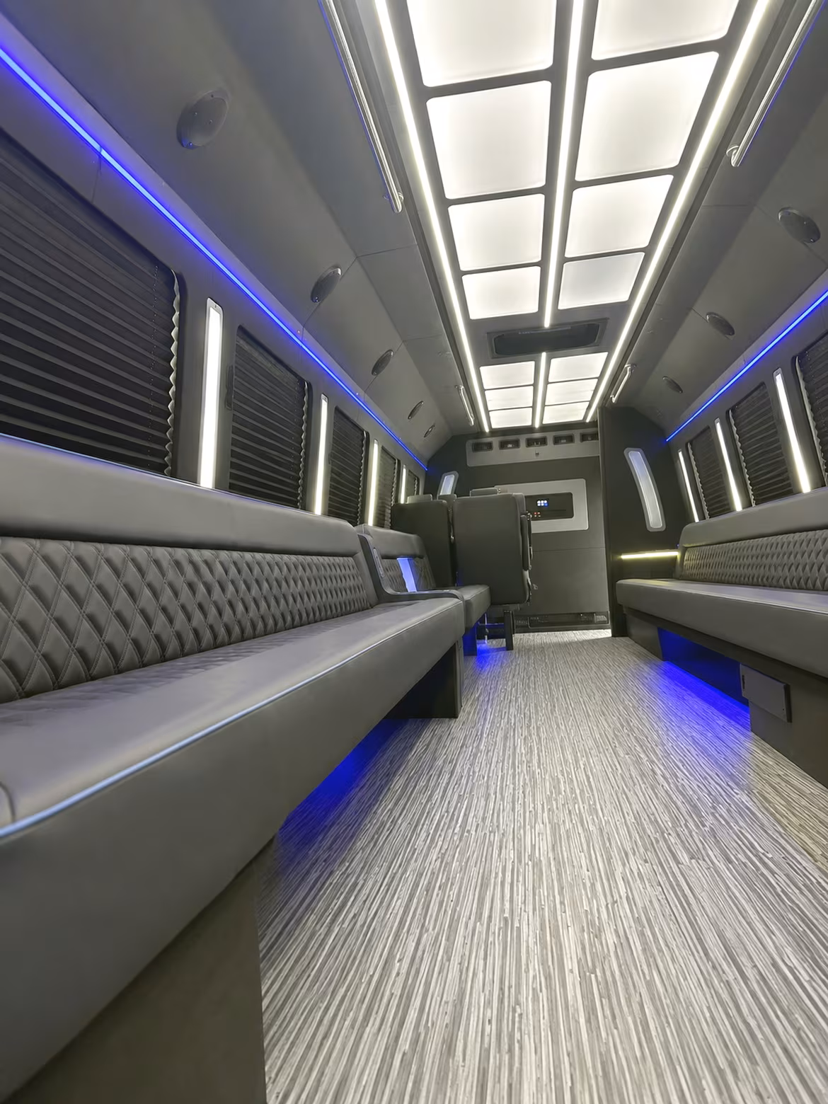 Princeton Prom & Homecoming Transportation party bus interior