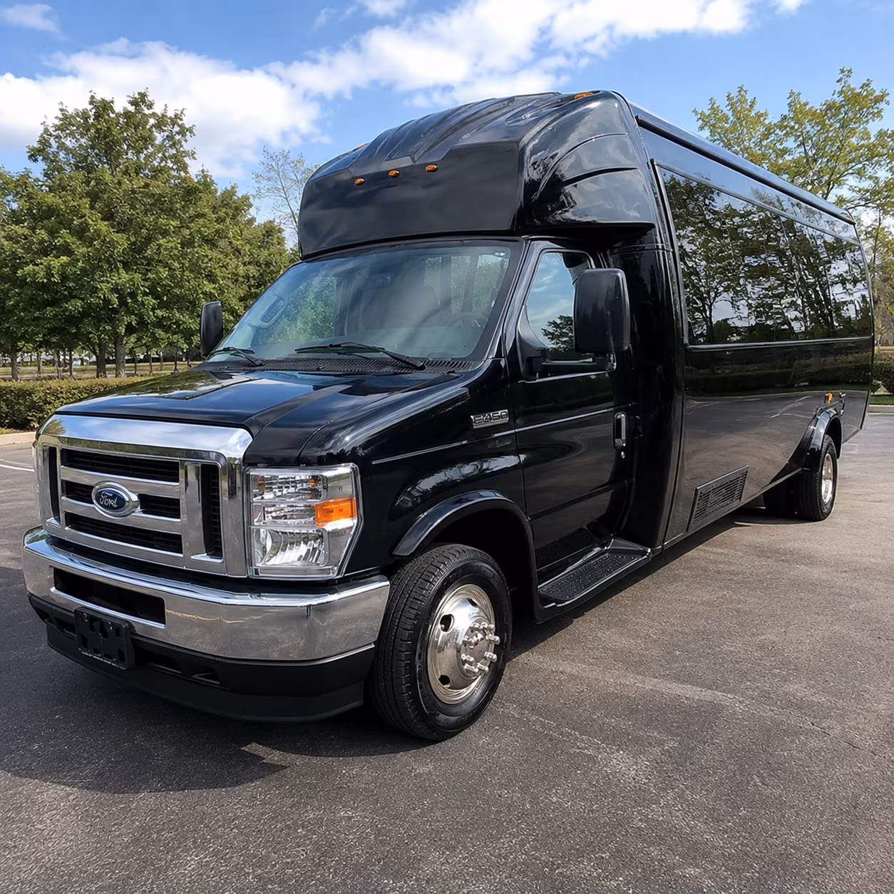 Princeton Wedding Transportation party bus exterior