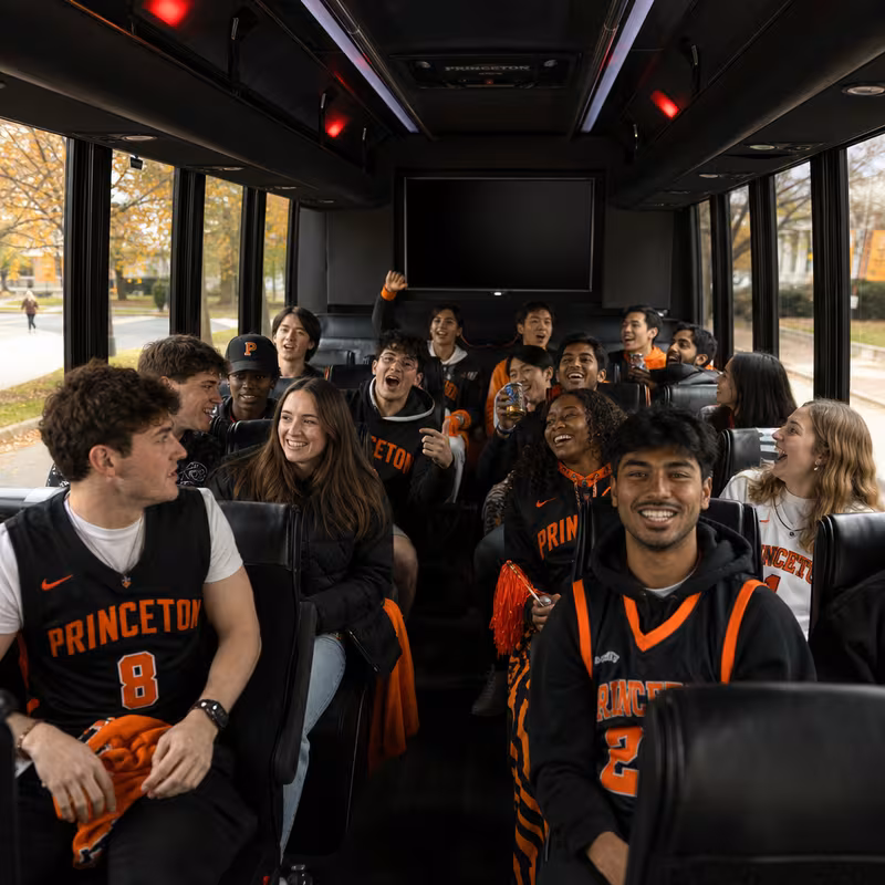 Princeton Sporting Event Transportation fleet vehicle