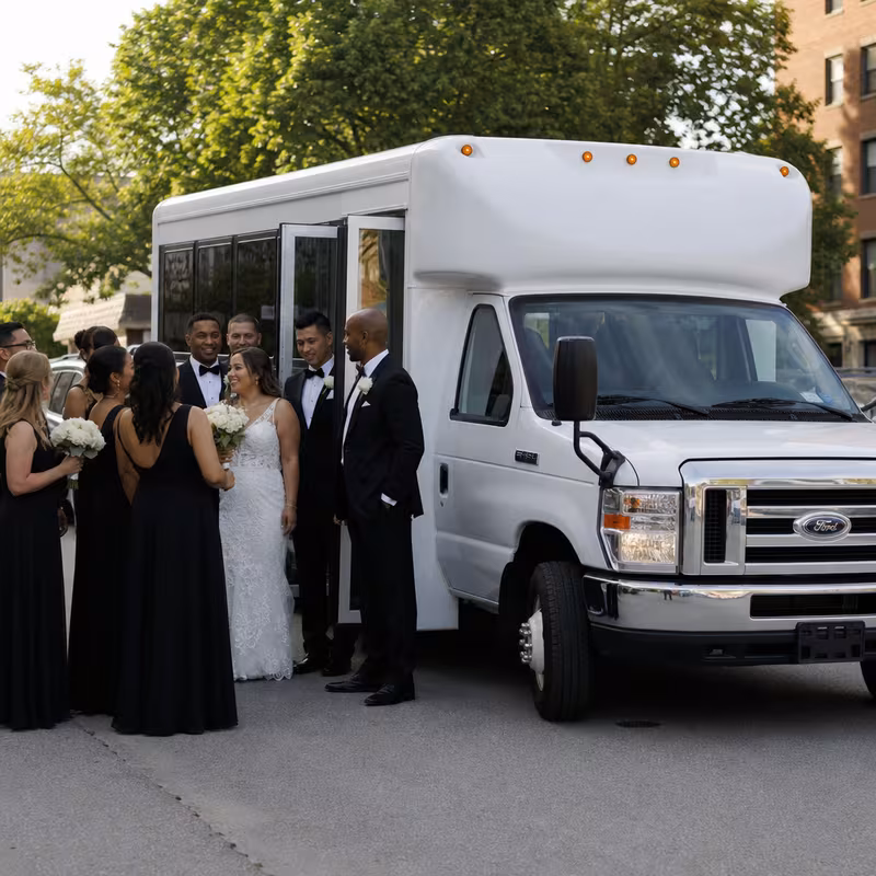 Princeton Wedding Transportation fleet vehicle